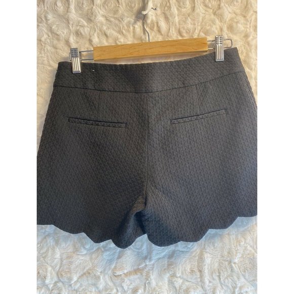 LOFT Black Scallop Hem The Riviera Short size 0 - Picture 5 of 7